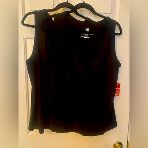 Two Plus Size Avenue Black Tanks 18-20W